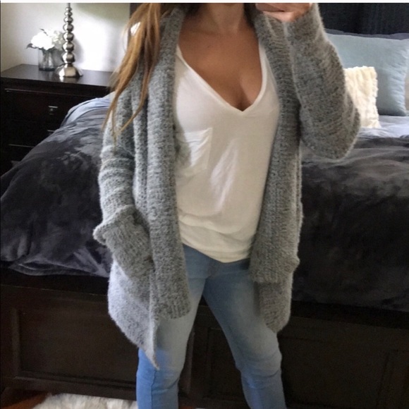 LAST Fired Brick Ultra Cozy Fuzzy Cardigan - Picture 7 of 8